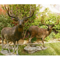 Garden Modern Design Bronze Life Size Outdoor Deer Statues